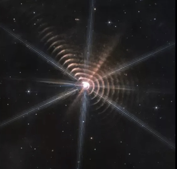 star ripples - NAS - James Webb telescope