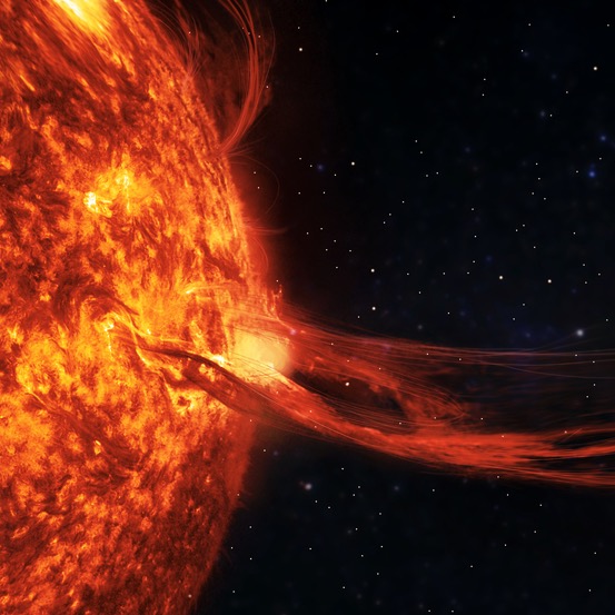 solar flare - deposit photos